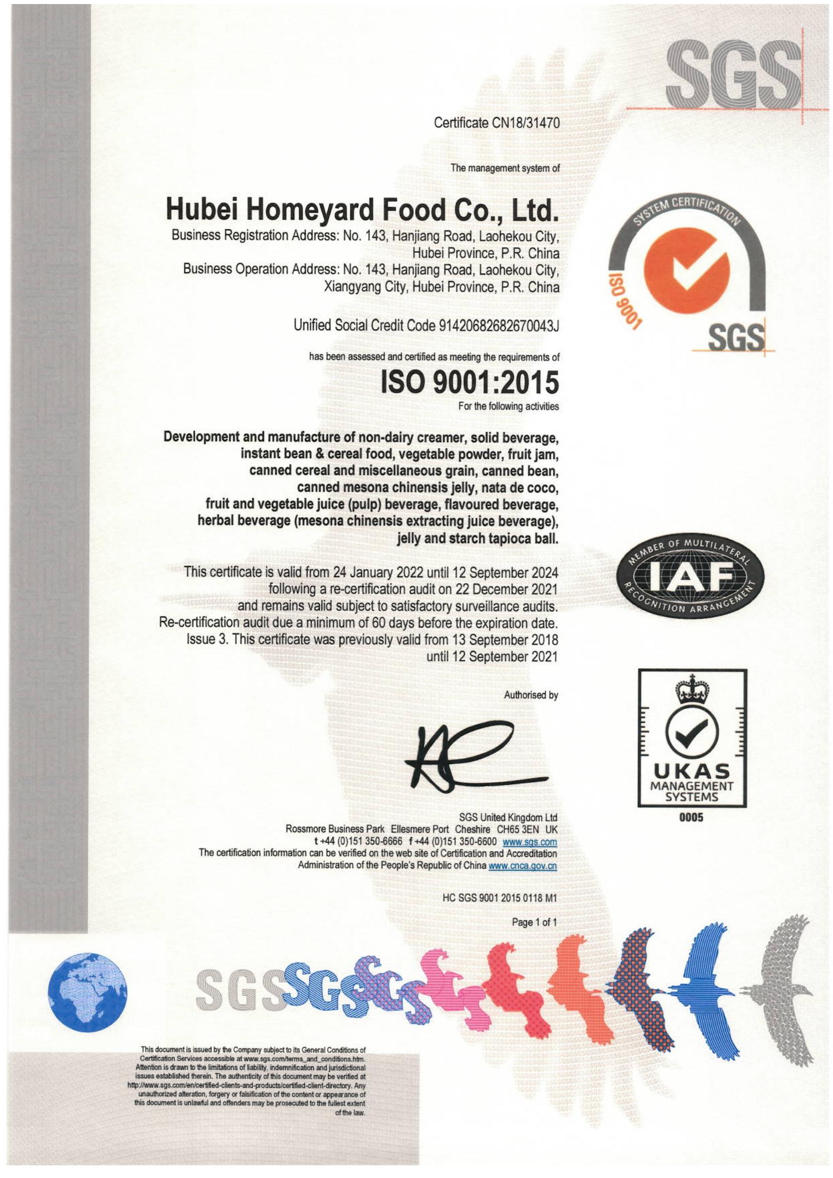 ISO9001:2015 EN ISO9001:2015 EN