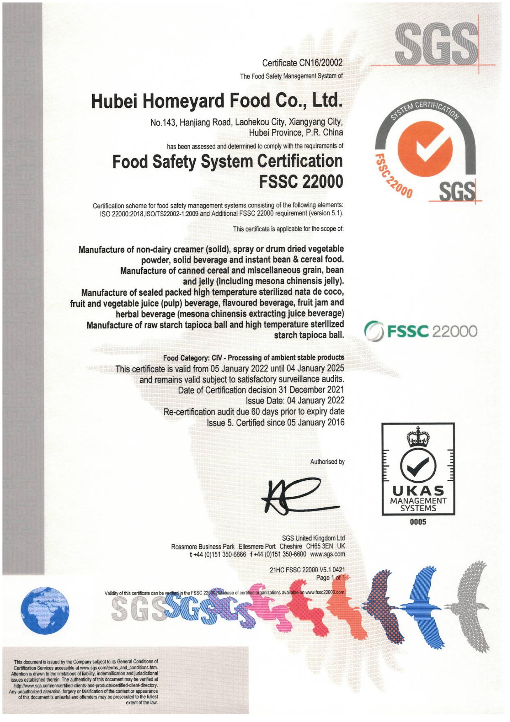 FSSC 22000 EN FSSC 22000 EN